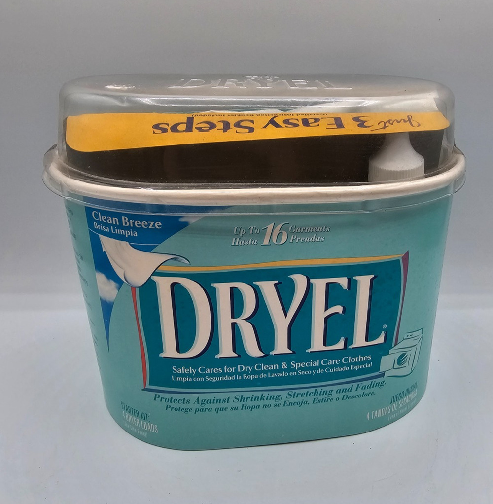 Dryel Original At Home Dry Cleaning Starter Kit 4 Loads 16 Garments Fabric Care